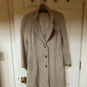 Vintage Long Wool Dress Coat